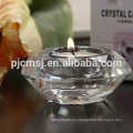 Candelero de cristal alto claro de la mejor calidad modificada para requisitos particulares calidad superior del precio